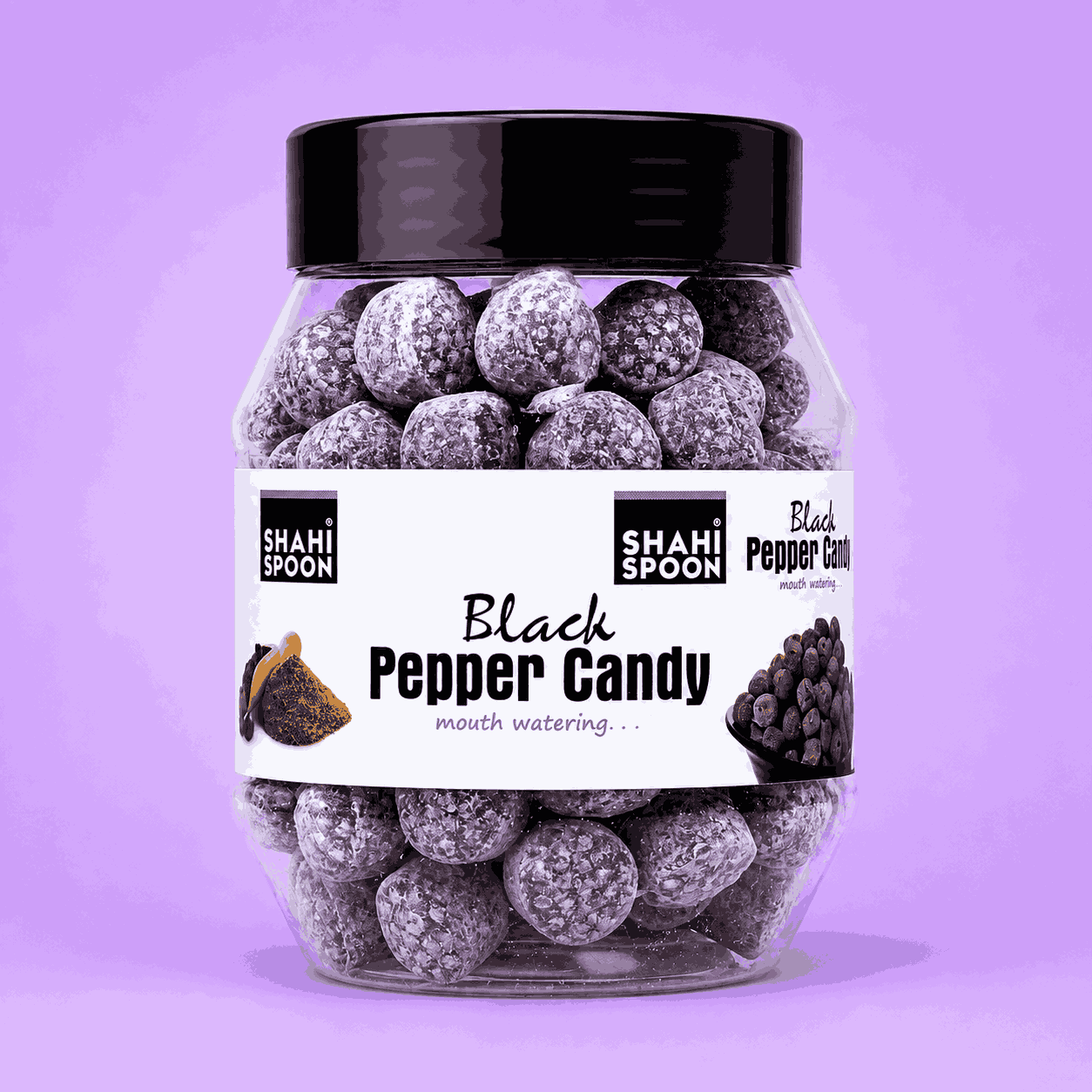 black pepper candy